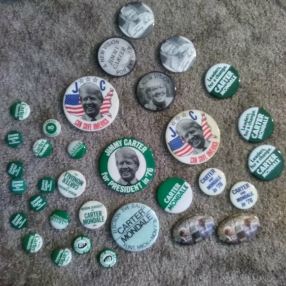 Jimmy Carter political button's. - Picture 2 of 2